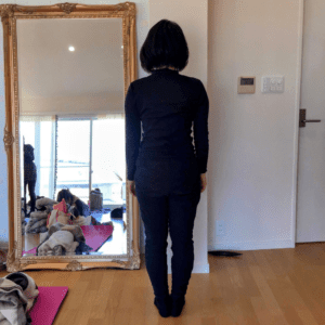 肩こりの時の姿